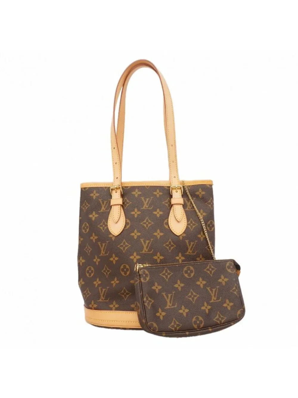 Louis Vuitton Tote Monogram Bucket PM Brown